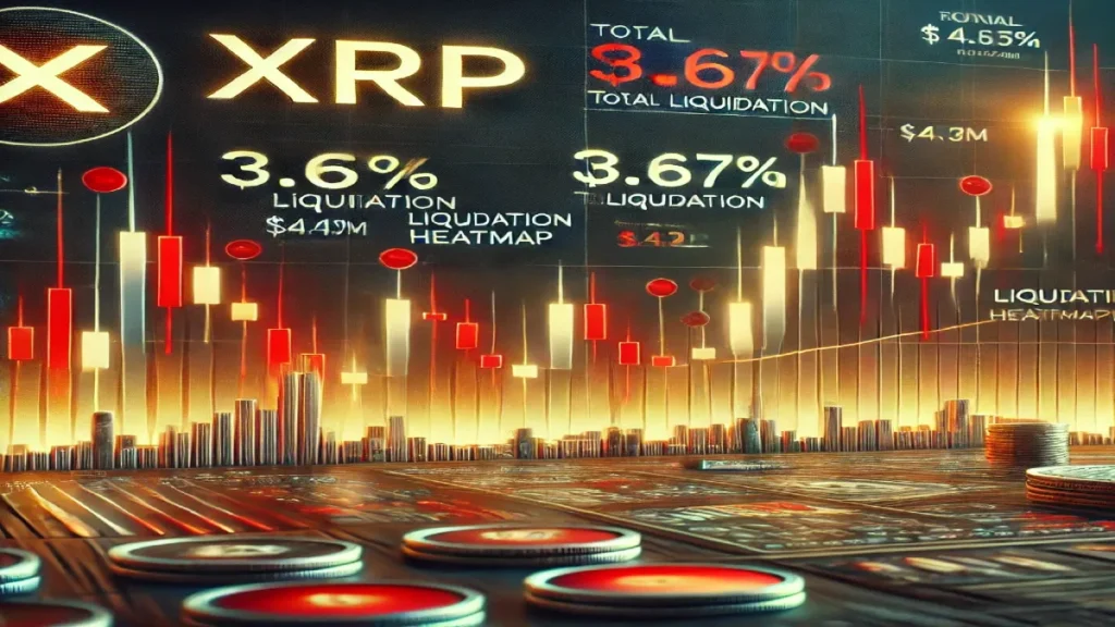 XRP Price Action Liquidation 3.67% Crash Wipes Out $4.2M