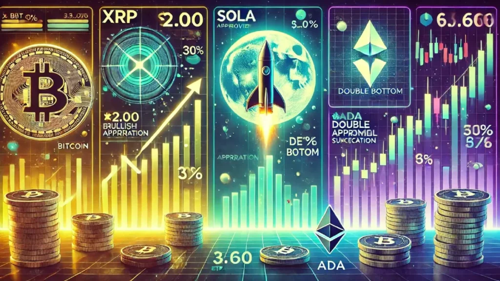 XRP SOL ADA movements