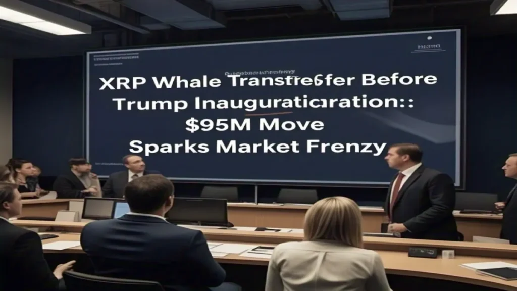 XRP Whale Transfer Before Trump Inauguration: $95M Move