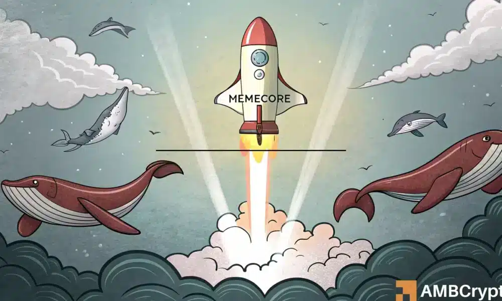 Memecore increases 93% as whales are 51.9 million tokens