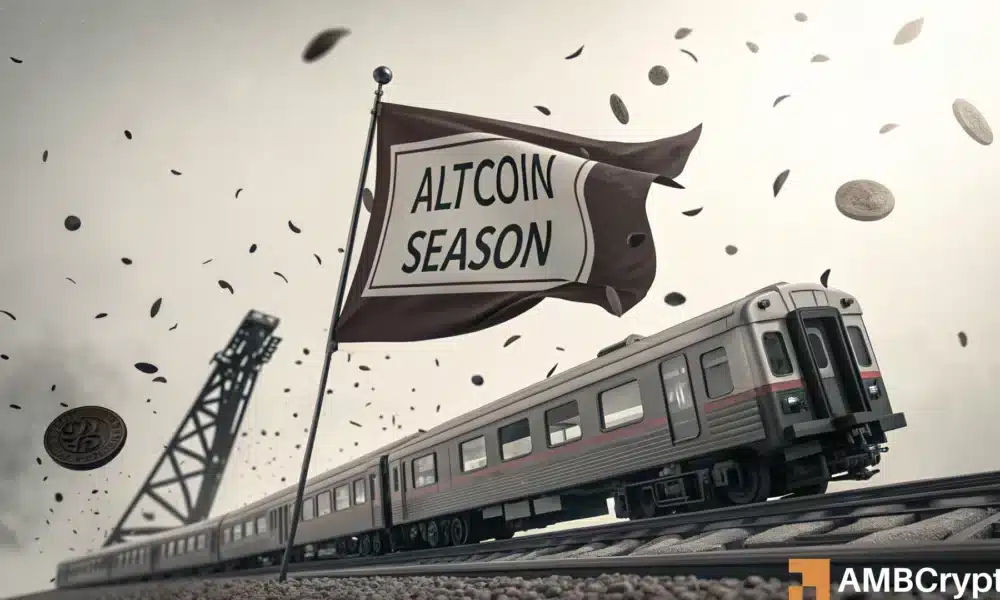 The Altcoin season index reaches 76 as BTC.D slip, but there are still risks!