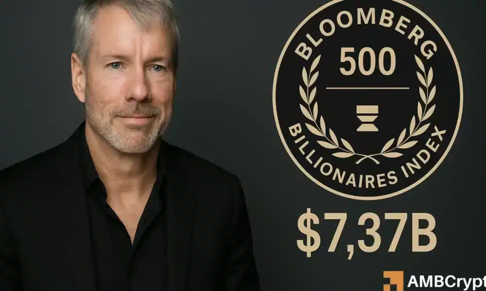 From Bitcoin Harder to Billonario: Michael Saylor Cracks Bloomberg 500 List From Bitcoin Harder to Billonario: Michael Saylor Cracks Bloomberg 500 List