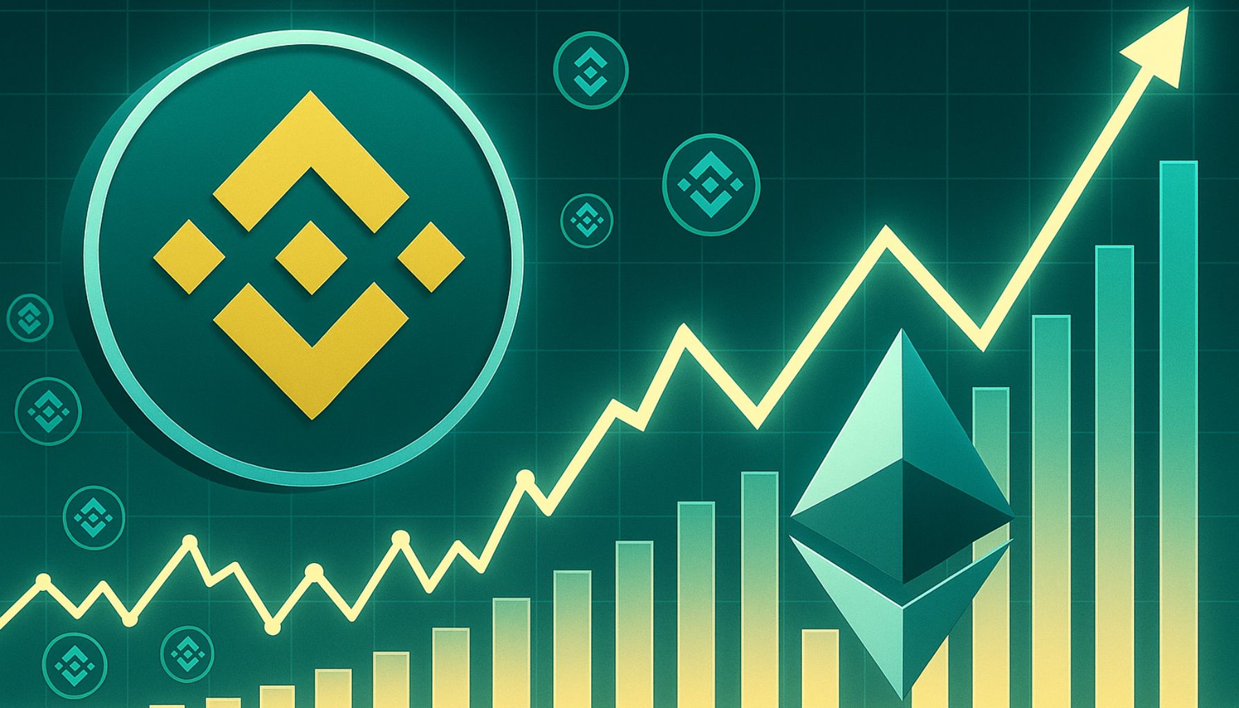 Binance network activity surpasses Ethereum as active addresses bend since April