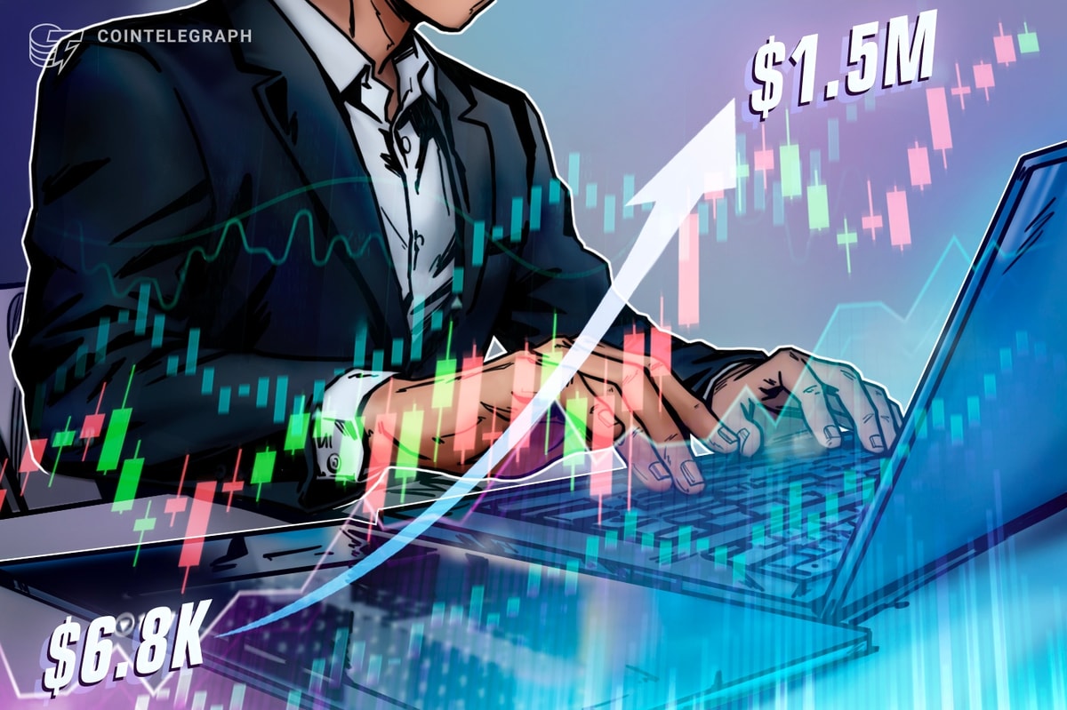 Small Crypto Trader converts $ 6.8k to $ 1.5 million with a high -risk strategy