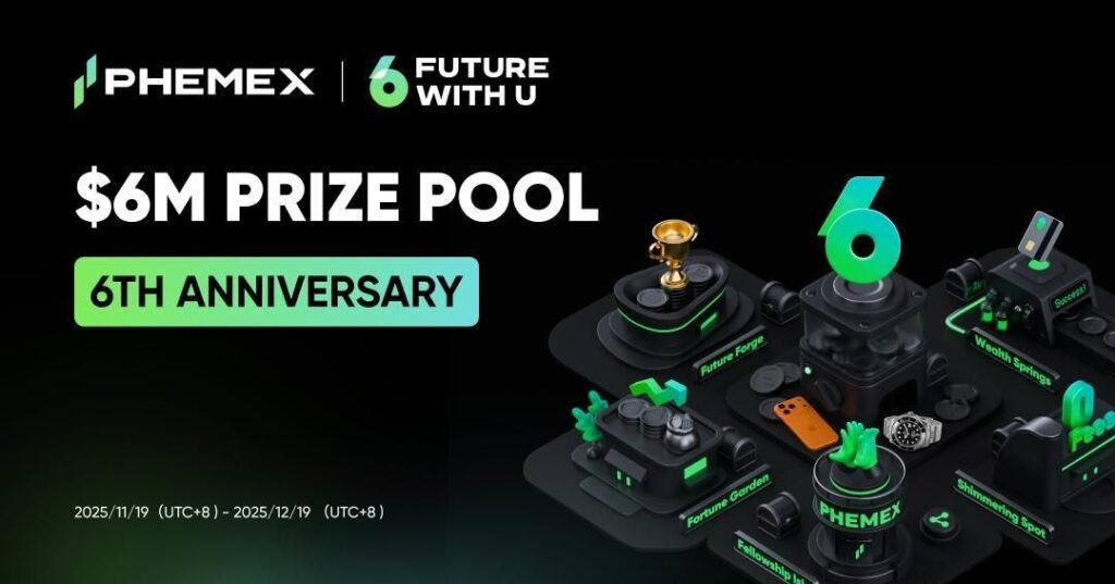 Phemex launches million multi-venue festival to celebrate 6th anniversary Phemex launches million multi-venue festival to celebrate 6th anniversary